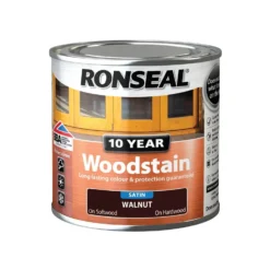 Ronseal 10 Year Woodstain Walnut Satin - 250ml -Sandtex Shop 12820808 1804831917503742