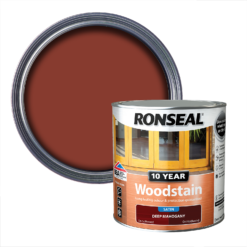 Ronseal 10 Year Woodstain Deep Mahogany Satin - 2.5L