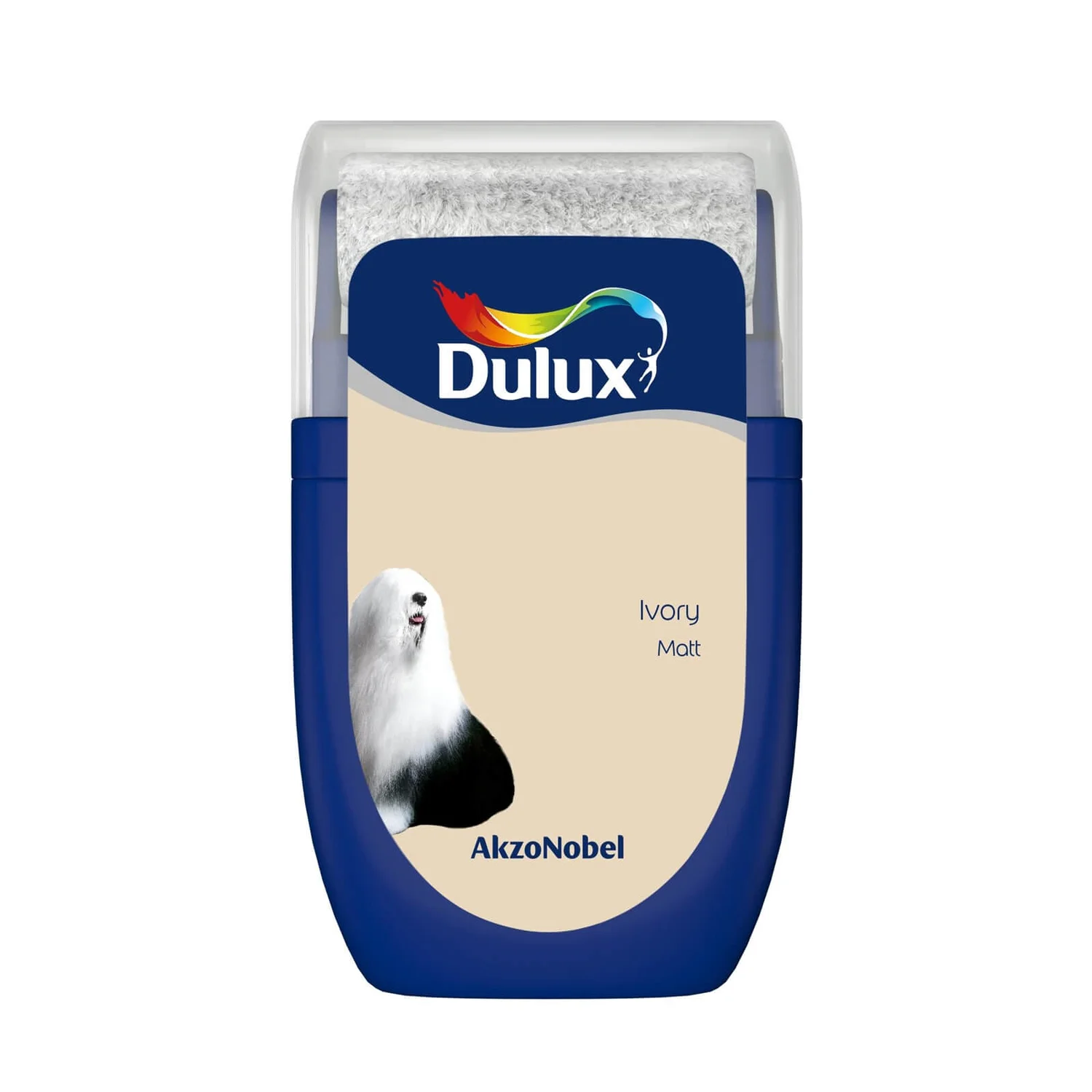 Dulux Matt Paint Ivory - Tester 30ml Dulux Matt Paint Ivory - Tester 30ml -Sandtex Shop 12821079 1754831961494206