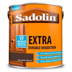 Sadolin Extra Durable Woodstain Jacobean Walnut - 2.5L -Sandtex Shop 12822302 2094951406807049