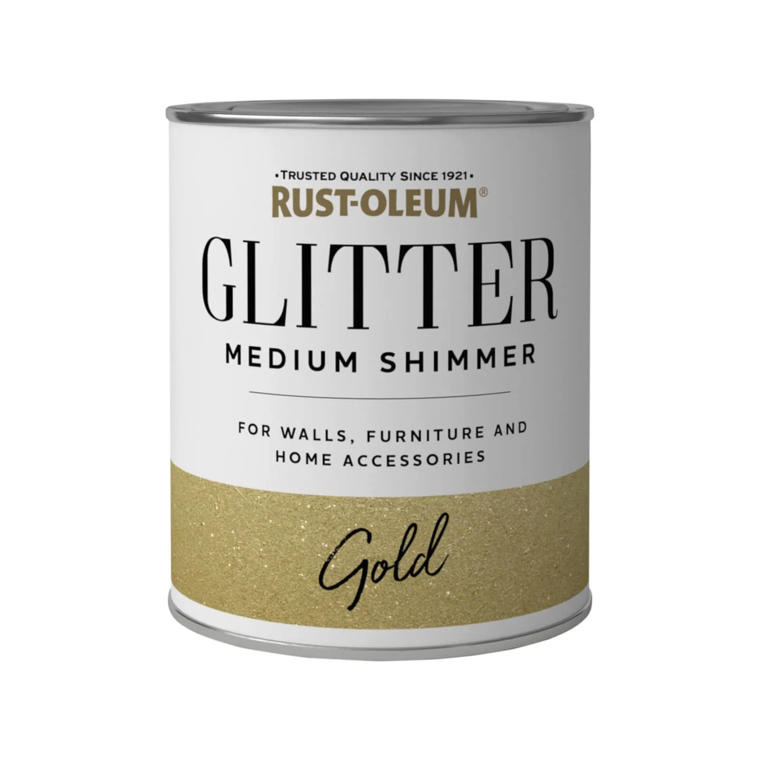 Rust-Oleum Medium Shimmer Gold Glitter - 250ml Rust-Oleum Medium Shimmer Gold Glitter - 250ml -Sandtex Shop 12822329 2594831957621779