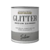 Rust-Oleum Medium Shimmer Silver Glitter - 750ml