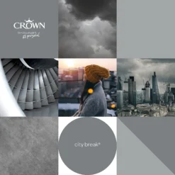 Crown Walls & Ceilings Matt Emulsion Paint City Break - 5L -Sandtex Shop 12823259 1354969533065304