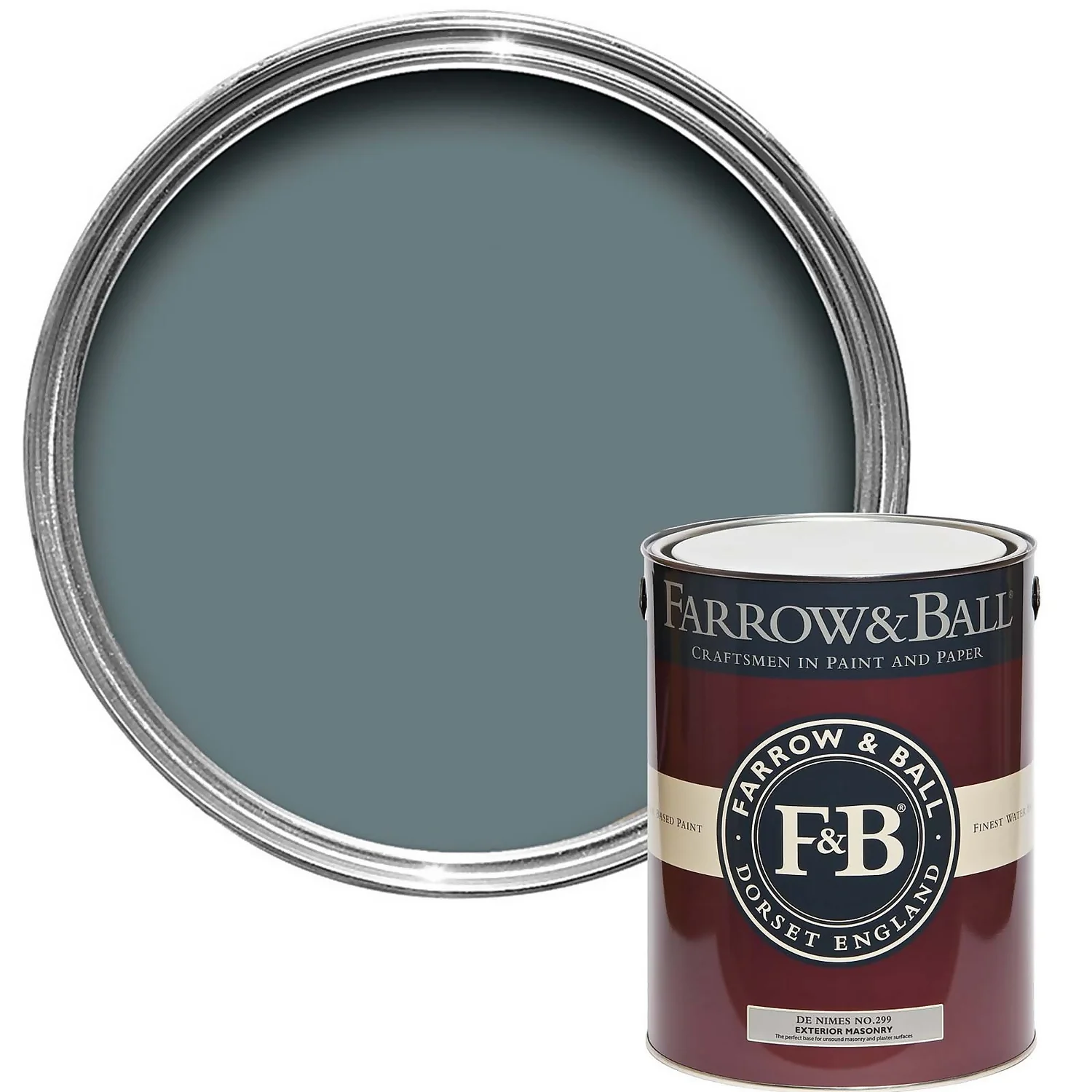Farrow & Ball Exterior Masonry Paint De Nimes - 5L Farrow & Ball Exterior Masonry Paint De Nimes - 5L -Sandtex Shop 12826073 4914951849904376