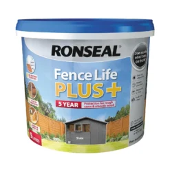 Ronseal Fence Life Plus Slate - 9L -Sandtex Shop 12826702 1844942086764886