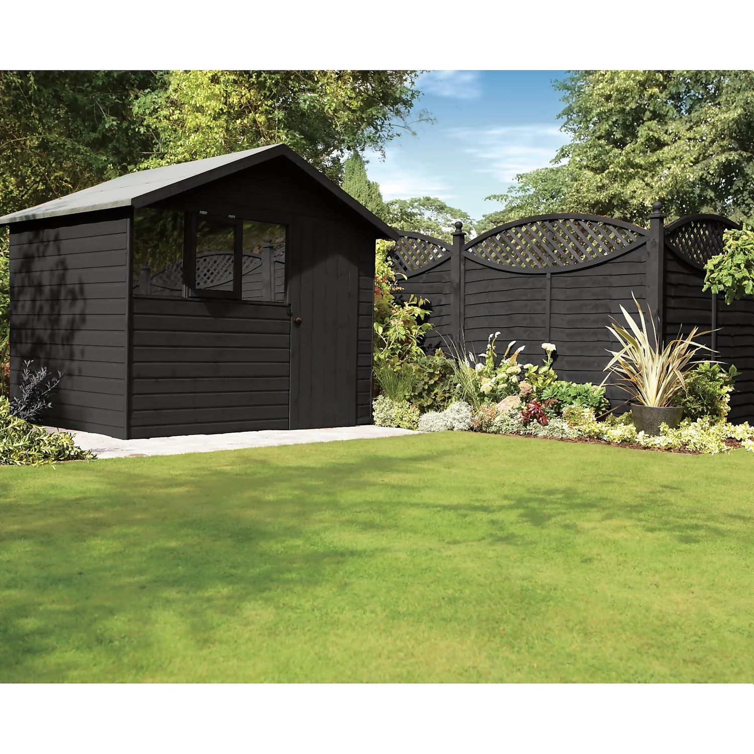 Ronseal Fence Life Plus Paint Tudor Black Oak - 5L Ronseal Fence Life Plus Paint Tudor Black Oak - 5L -Sandtex Shop 12833707 7804944410571081