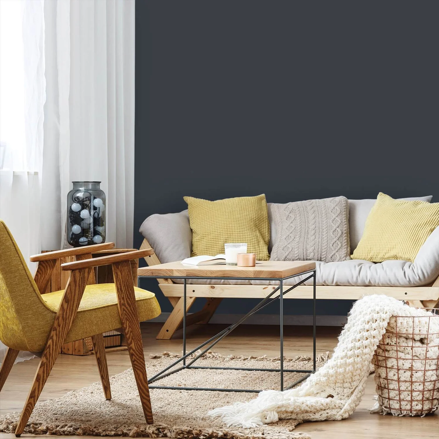 Homebase Silk Emulsion Paint Nighttime Blue - 2.5L Homebase Silk Emulsion Paint Nighttime Blue - 2.5L -Sandtex Shop 12836594 1164833207471921