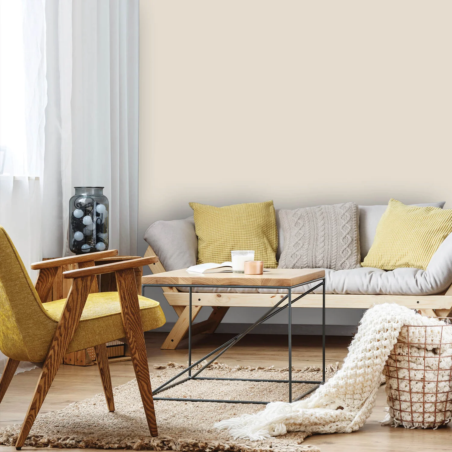 Homebase Silk Emulsion Paint Cottonseed - 5L Homebase Silk Emulsion Paint Cottonseed - 5L -Sandtex Shop 12836930 4894833204679614