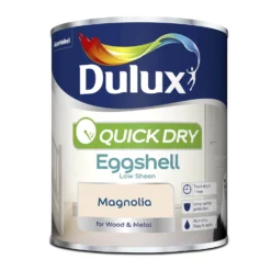 Dulux Quick Dry Eggshell Paint Magnolia - 750ml -Sandtex Shop 12837009 2974832981410590