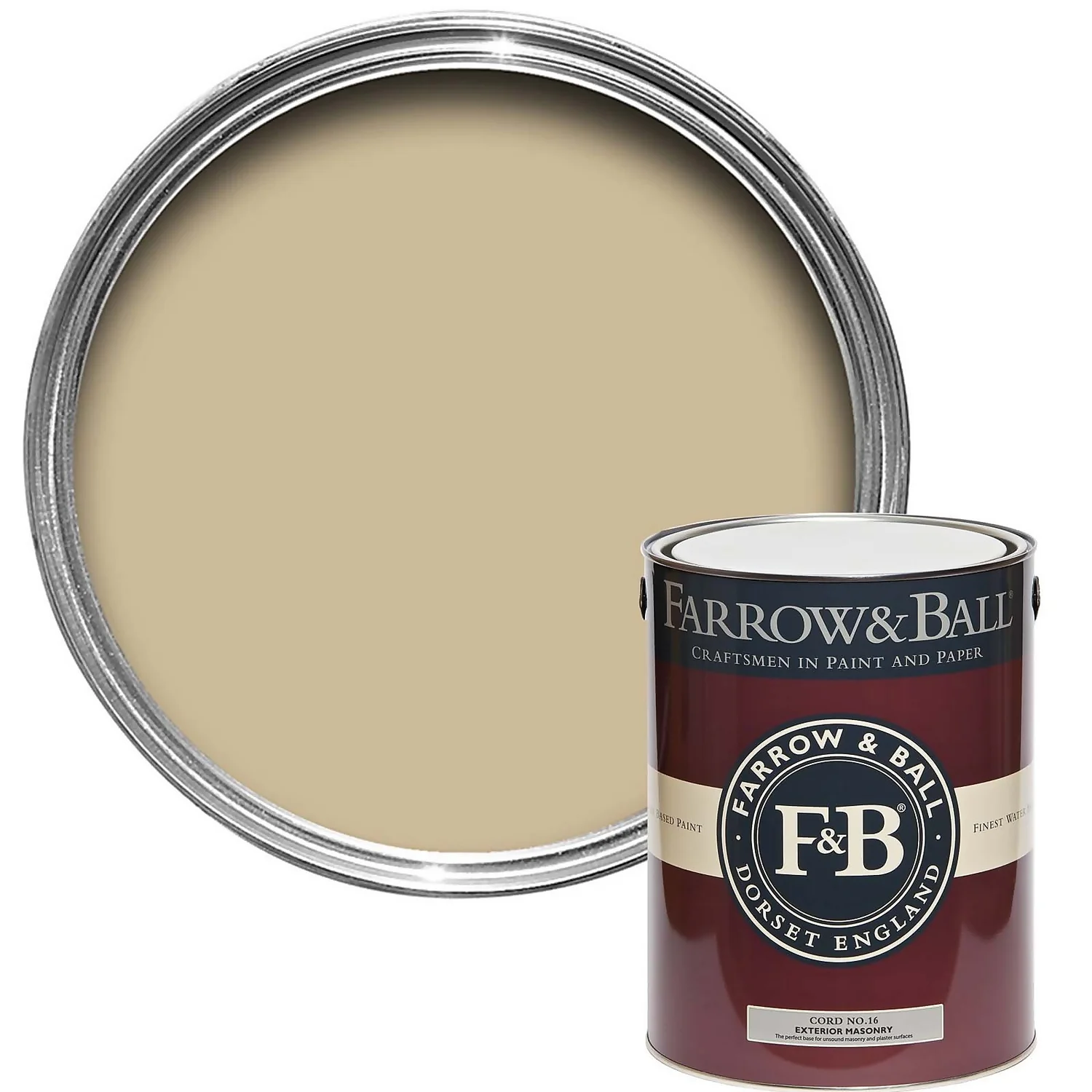 Farrow & Ball Exterior Masonry Cord - 5L Farrow & Ball Exterior Masonry Cord - 5L -Sandtex Shop 12839075 8314951866973020