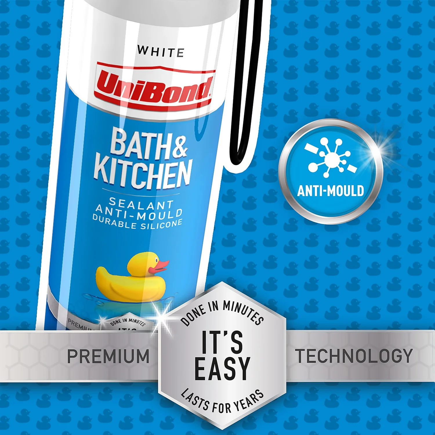 UniBond Bath and Kitchen Sealant White Easy Pulse 104g UniBond Bath And Kitchen Sealant White Easy Pulse 104g -Sandtex Shop 12839189 9625033044805160