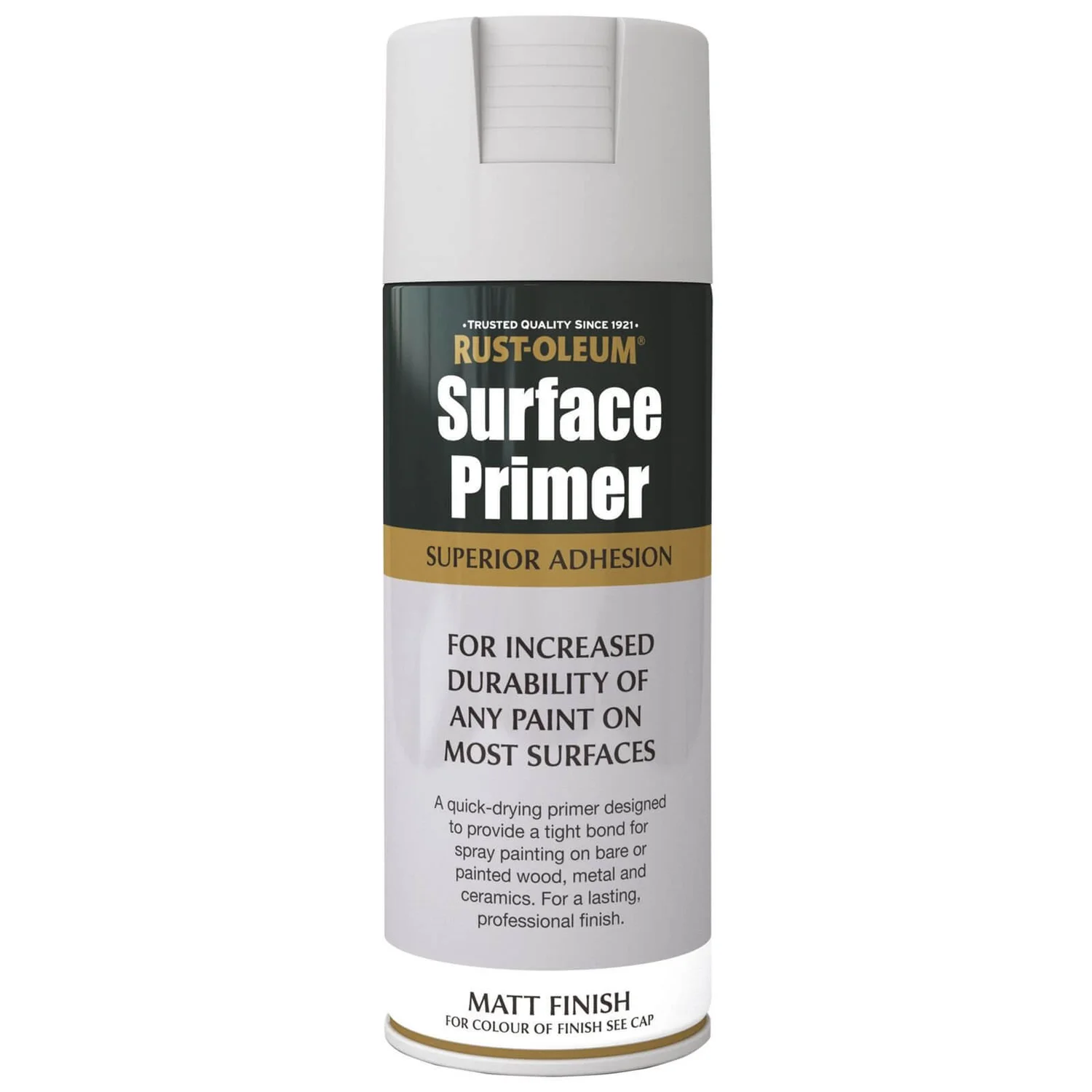 Rust-Oleum Surface Primer Spray Paint - Grey - 400ml Rust-Oleum Surface Primer Spray Paint - Grey - 400ml -Sandtex Shop 12840408 1334831952061807