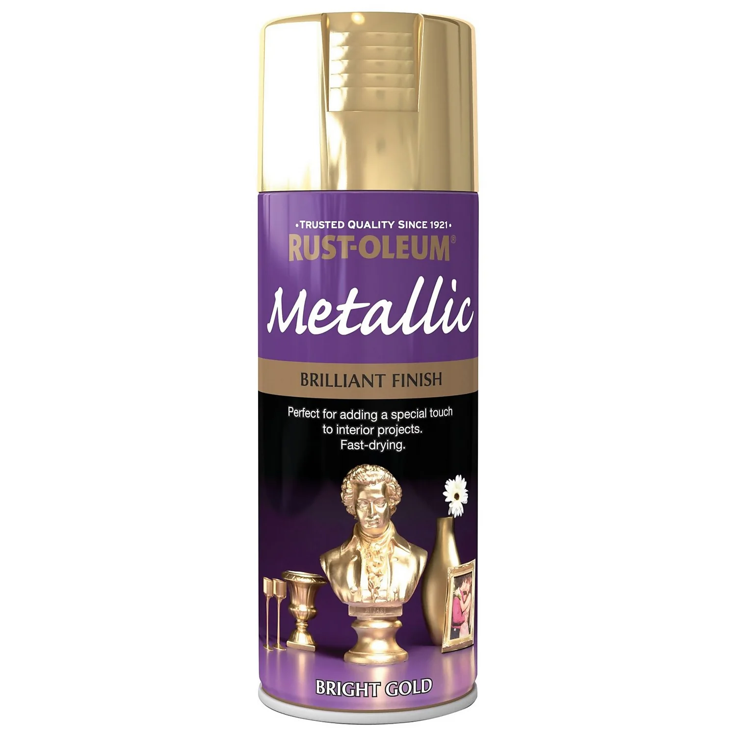 Rust-Oleum Bright Gold - Metallic Spray Paint - 400ml Rust-Oleum Bright Gold - Metallic Spray Paint - 400ml -Sandtex Shop 12840410 1134845589502943