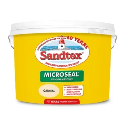 Sandtex® Ultra Smooth Masonry Paint Oatmeal - 10L -Sandtex Shop 12840642 1124872085903323