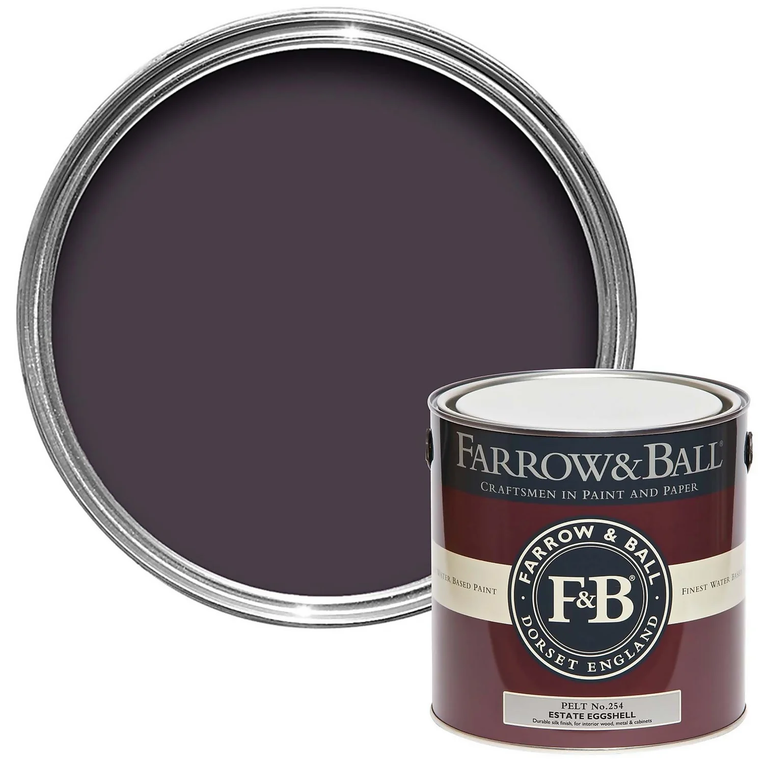 Farrow & Ball Estate Eggshell Paint Pelt - 2.5L Farrow & Ball Estate Eggshell Paint Pelt - 2.5L -Sandtex Shop 12840681 8484952918189997