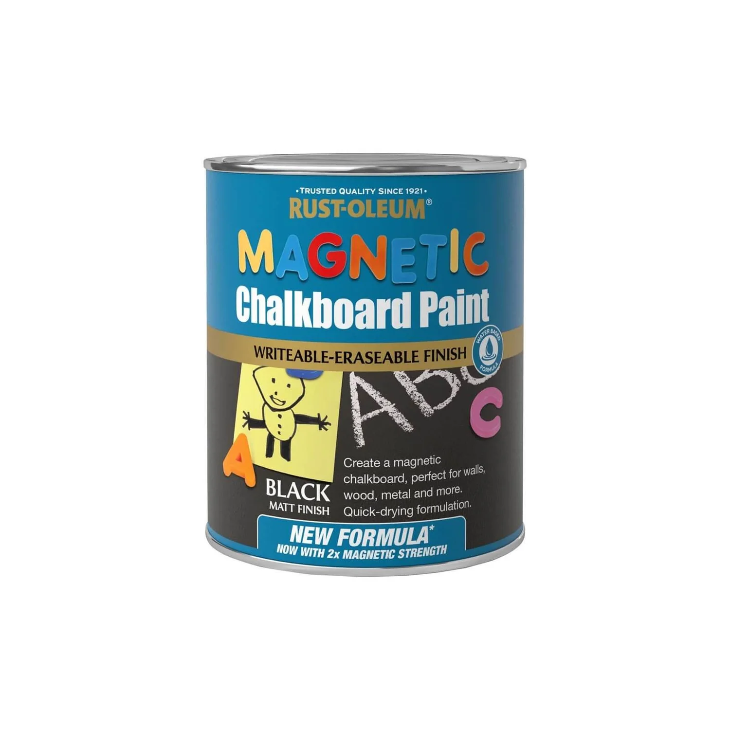Rust-Oleum WB Magnetic Chalkboard Paint 750ml Rust-Oleum WB Magnetic Chalkboard Paint 750ml -Sandtex Shop 12840768 5594831910219895