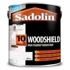 Sadolin Woodshield Woodstain White - 2.5L 2 Sadolin Woodshield Woodstain White - 2.5L -Sandtex Shop 12841501 6574951406759376