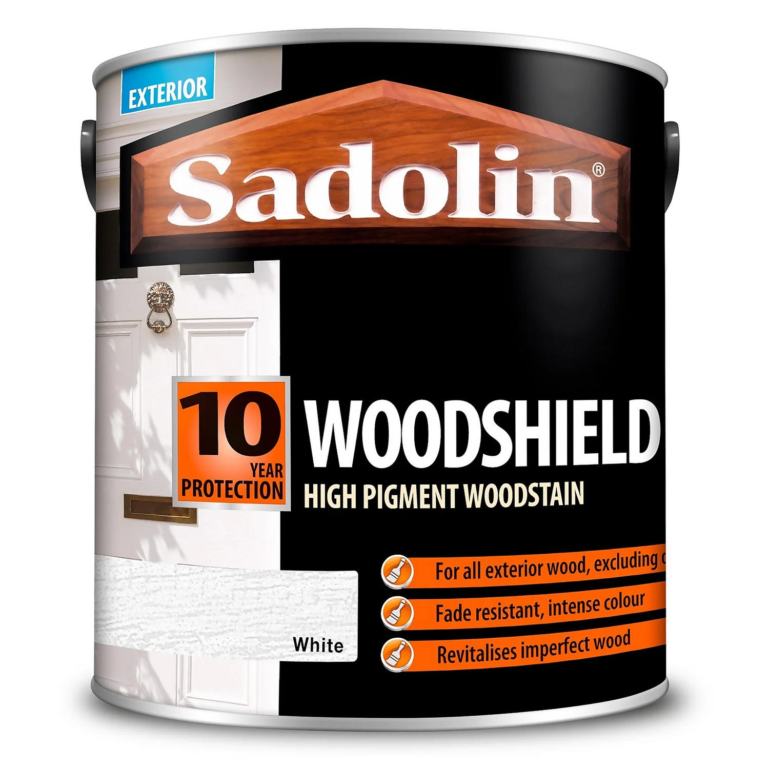 Sadolin Woodshield Woodstain White - 2.5L Sadolin Woodshield Woodstain White - 2.5L -Sandtex Shop 12841501 6574951406759376