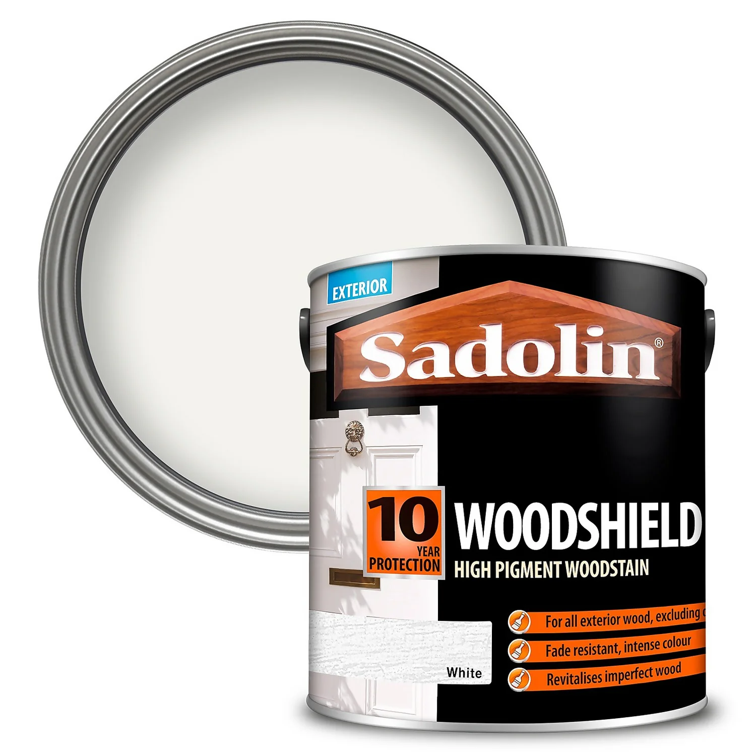 Sadolin Woodshield Woodstain White - 2.5L Sadolin Woodshield Woodstain White - 2.5L -Sandtex Shop 12841501 7584951406630163