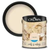 Crown Walls & Ceilings Matt Emulsion Paint Magnolia - 5L