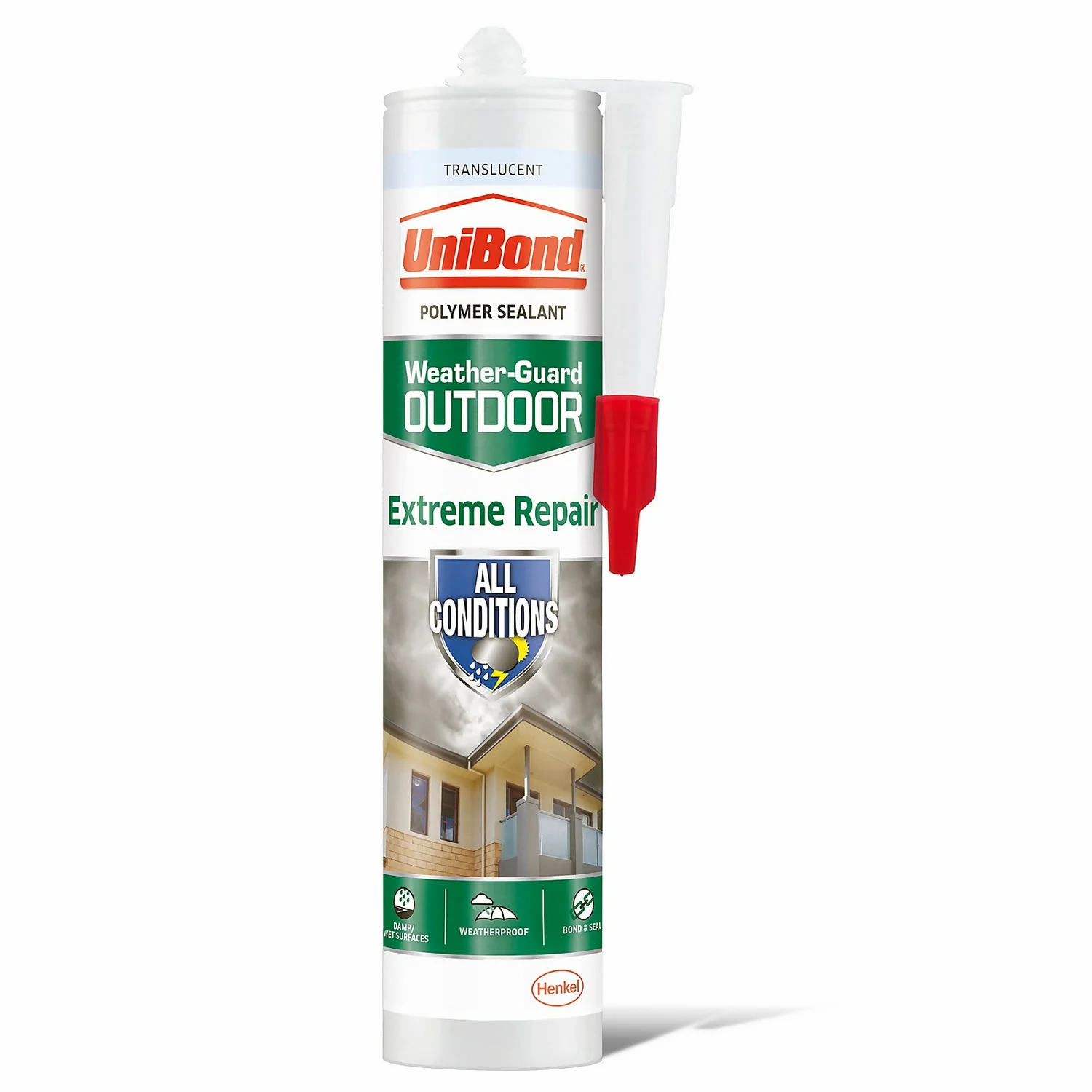 UniBond Extreme Repair Outdoor Sealant - Translucent Cartridge 294g UniBond Extreme Repair Outdoor Sealant - Translucent Cartridge 294g -Sandtex Shop 12842027 1375033053593483