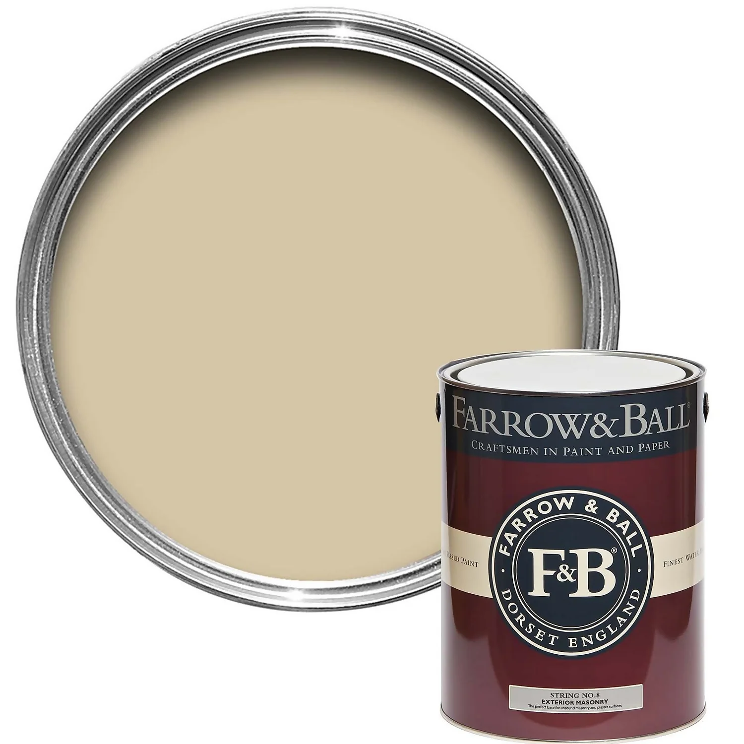 Farrow & Ball Exterior Masonry String - 5L Farrow & Ball Exterior Masonry String - 5L -Sandtex Shop 12842143 1854951866108312
