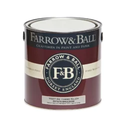 Farrow & Ball Estate Matt Emulsion Paint Vert De Terre - 2.5L -Sandtex Shop 12843176 1004951859242575