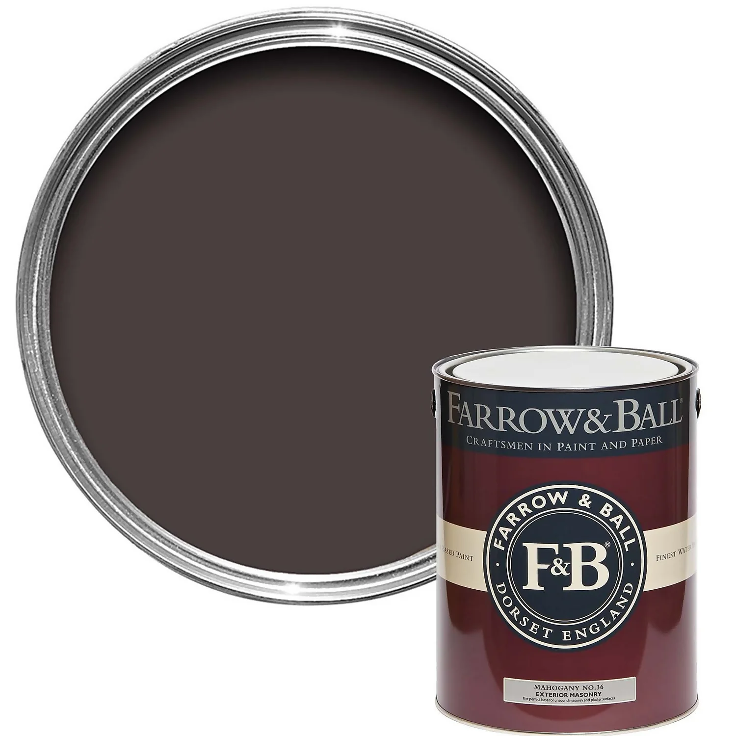 Farrow & Ball Exterior Masonry Mahogany - 5L Farrow & Ball Exterior Masonry Mahogany - 5L -Sandtex Shop 12843531 1864951868704347