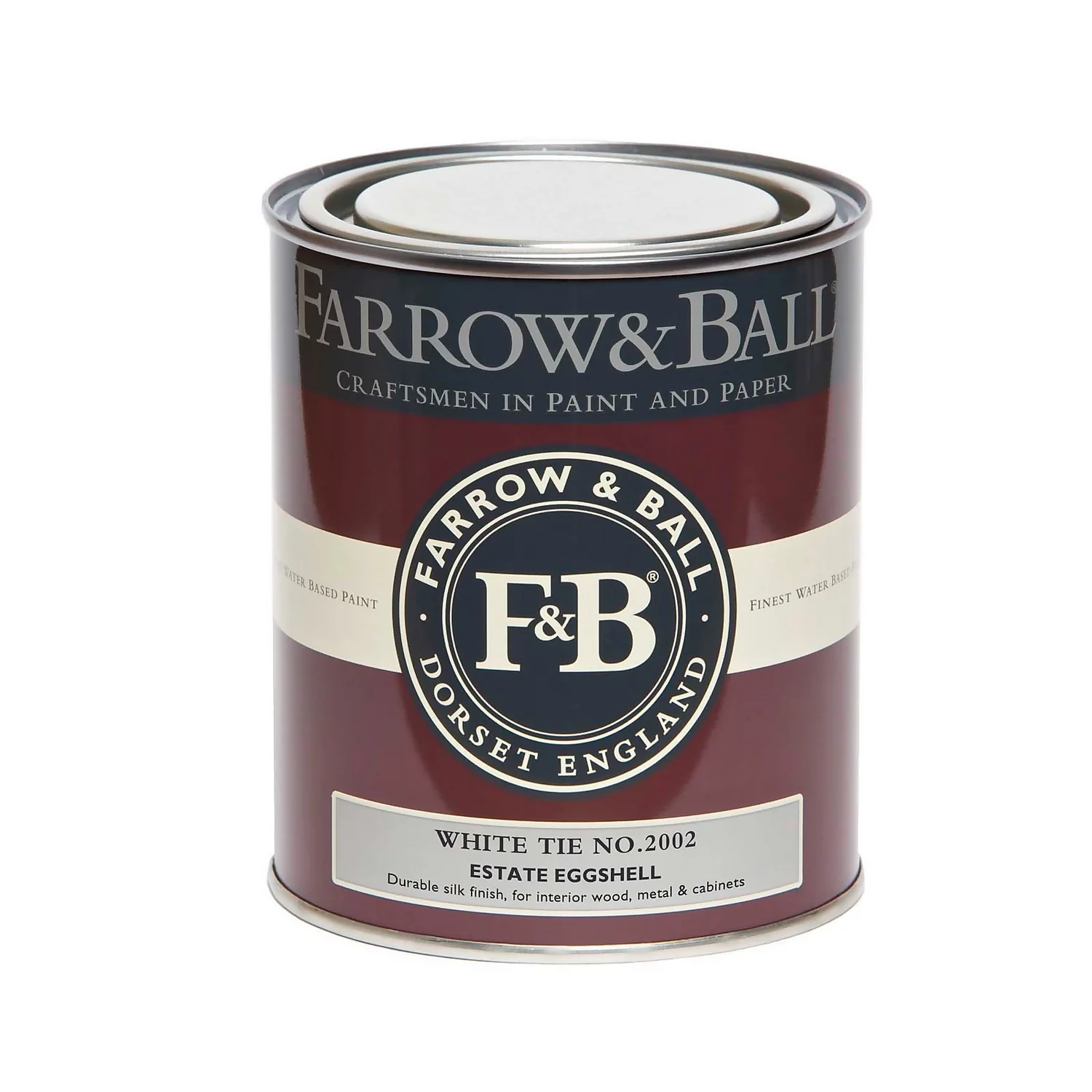 Farrow & Ball Estate Eggshell White Tie - 750ml Farrow & Ball Estate Eggshell White Tie - 750ml -Sandtex Shop 12844413 1974952922578652