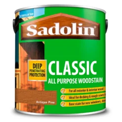 Sadolin Classic All Purpose Woodstain Antique Pine - 2.5L -Sandtex Shop 12845189 1554955540987586