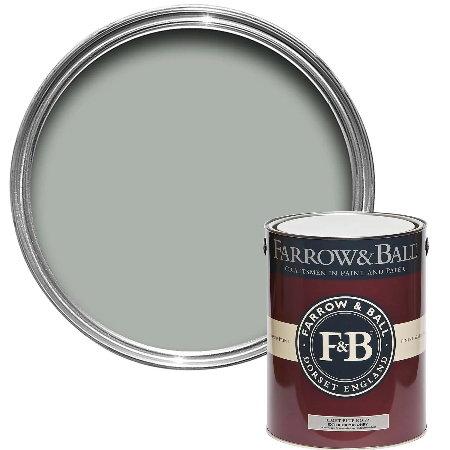 Farrow & Ball Exterior Masonry Light Blue - 5L Farrow & Ball Exterior Masonry Light Blue - 5L -Sandtex Shop 12845194 2114951867458315