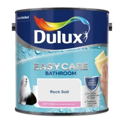 Dulux Easycare Bathroom Rock Salt Soft Sheen Paint - 2.5L -Sandtex Shop 12881508 1184843329243594