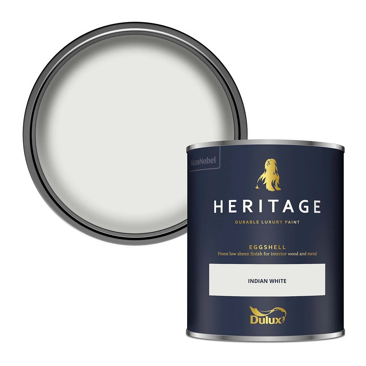Dulux Heritage Eggshell Paint Indian White - 750ml Dulux Heritage Eggshell Paint Indian White - 750ml -Sandtex Shop 12881950 2074843781184318