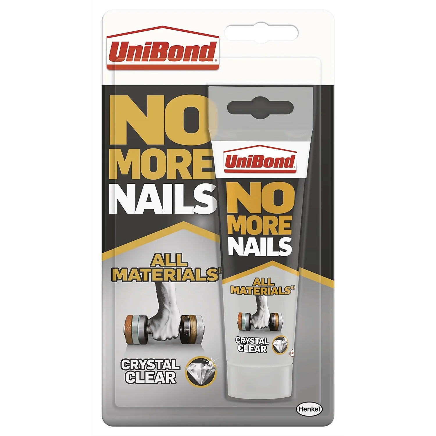 Unibond No More Nails All Materials Crystal Clear - 90g Tube Unibond No More Nails All Materials Crystal Clear - 90g Tube -Sandtex Shop 12885711 1554843632750237
