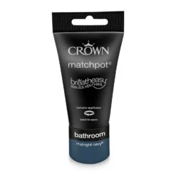 Crown Easyclean Bathroom Paint Midnight Navy - 40ml 5 Crown Easyclean Bathroom Paint Midnight Navy - 40ml -Sandtex Shop 12886554 1994853989651176