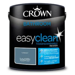 Crown Easyclean® Mouldguard+ Bathroom Mid Sheen Washable Multi Surface Paint Runaway® - 2.5L -Sandtex Shop 12886775 4044853416065519