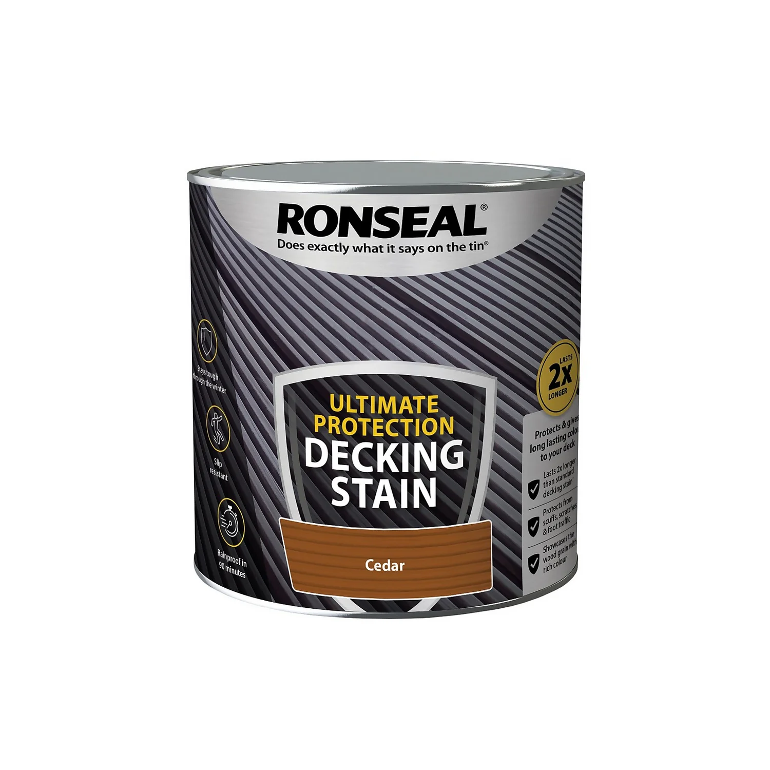 Ronseal Ultimate Protection Decking Stain Cedar - 2.5L Ronseal Ultimate Protection Decking Stain Cedar - 2.5L -Sandtex Shop 12889271 1354949798418285
