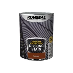 Ronseal Ultimate Protection Decking Stain Rich Mahogany - 5L 2 Ronseal Ultimate Protection Decking Stain Rich Mahogany - 5L -Sandtex Shop 12889277 9464949798562189