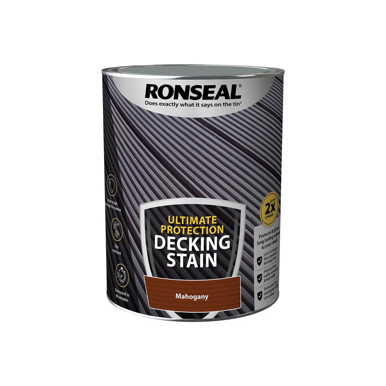 Ronseal Ultimate Protection Decking Stain Rich Mahogany - 5L Ronseal Ultimate Protection Decking Stain Rich Mahogany - 5L -Sandtex Shop 12889277 9464949798562189