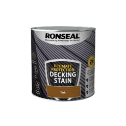 Ronseal Ultimate Protection Decking Stain Teak - 2.5L 2 Ronseal Ultimate Protection Decking Stain Teak - 2.5L -Sandtex Shop 12889282 1994949798538339