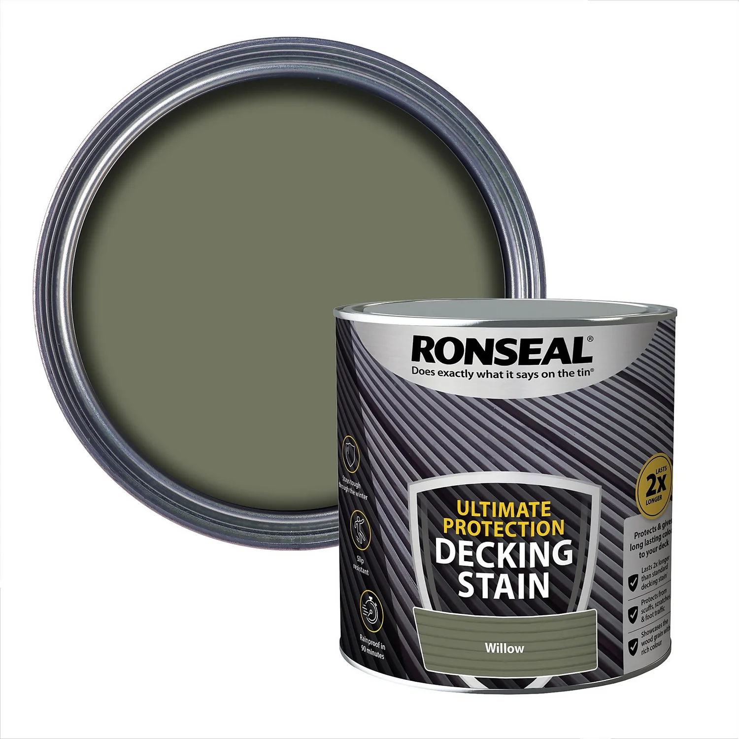 Ronseal Ultimate Protection Decking Stain Willow - 2.5L Ronseal Ultimate Protection Decking Stain Willow - 2.5L -Sandtex Shop 12893333 4074949798617317