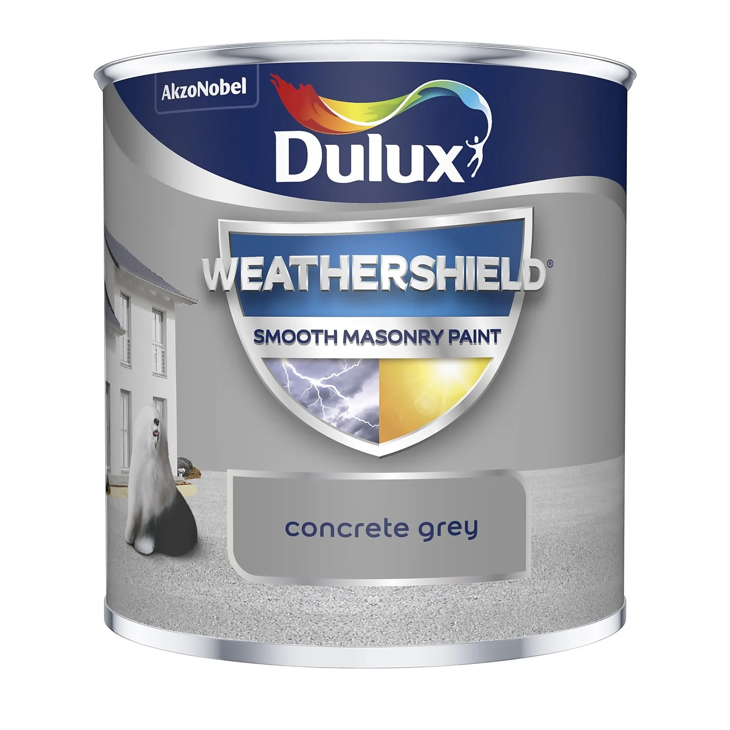 Dulux Weathershield Smooth Masonry Paint Concrete Grey - Tester 250ml Dulux Weathershield Smooth Masonry Paint Concrete Grey - Tester 250ml -Sandtex Shop 13032826 1544857378522267