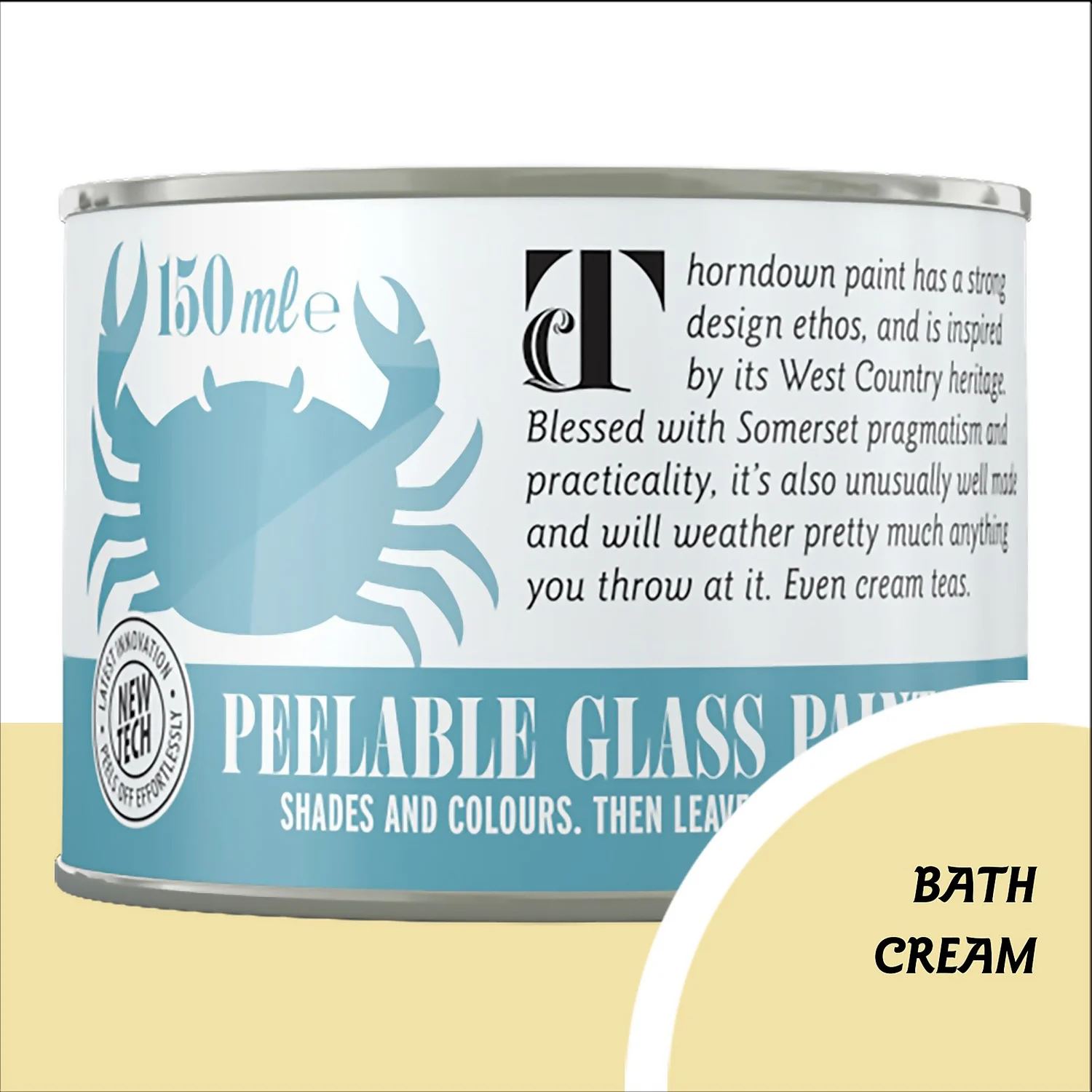 Thorndown Bath Cream Peelable Glass Paint 150ml Thorndown Bath Cream Peelable Glass Paint 150ml -Sandtex Shop 13301819 7864920566675274