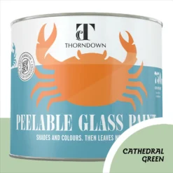 Thorndown Cathedral Green Peelable Glass Paint 750ml