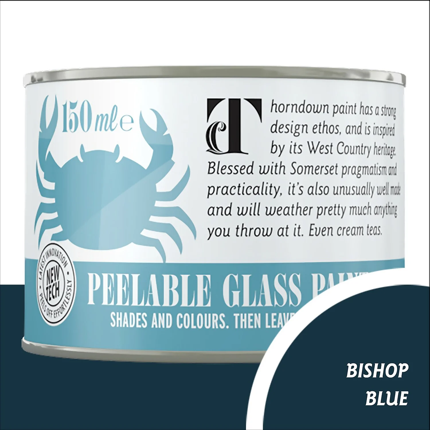 Thorndown Bishop Blue Peelable Glass Paint 150ml Thorndown Bishop Blue Peelable Glass Paint 150ml -Sandtex Shop 13301835 2274920573555108
