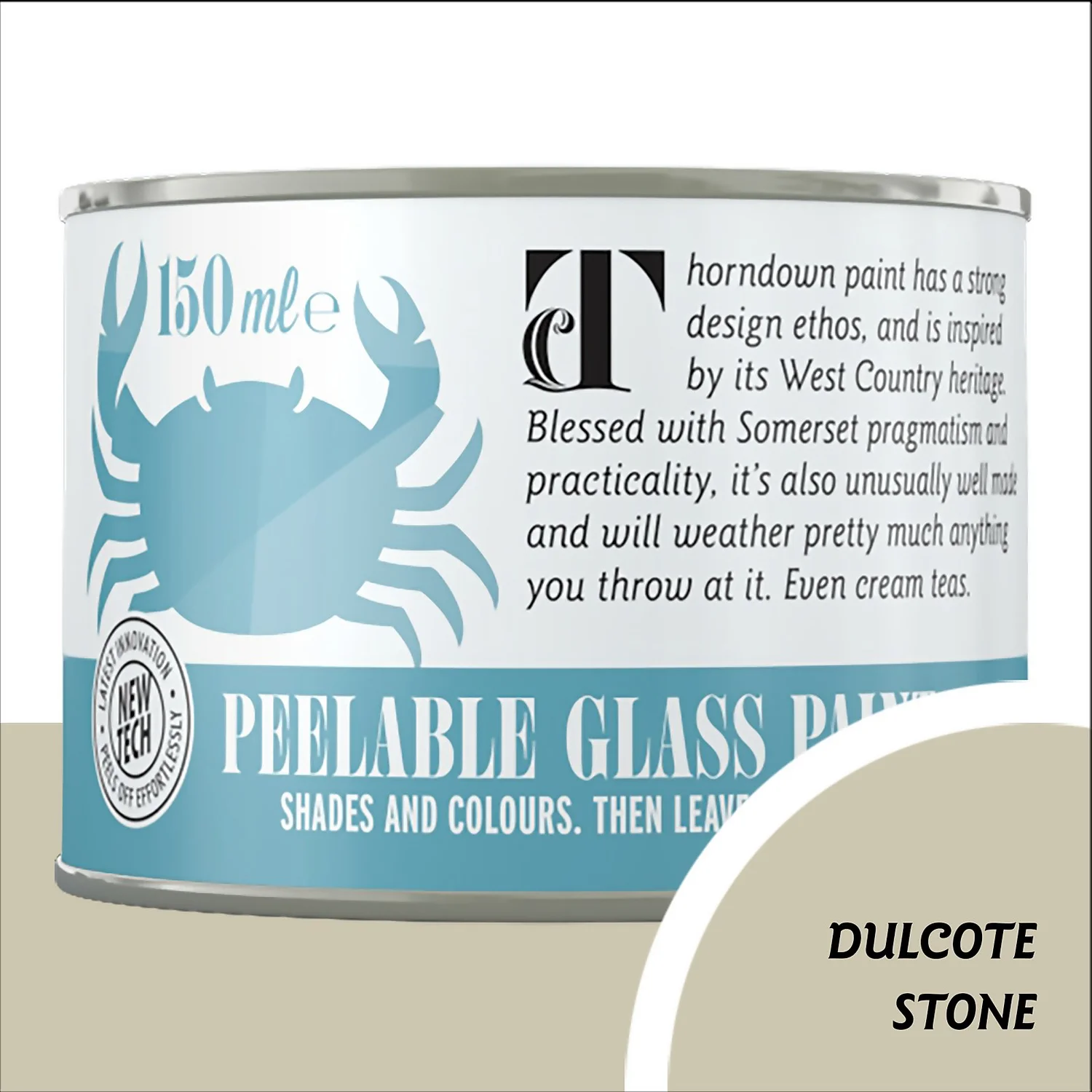 Thorndown Dulcote Stone Peelable Glass Paint 150ml Thorndown Dulcote Stone Peelable Glass Paint 150ml -Sandtex Shop 13301851 1404920591207504