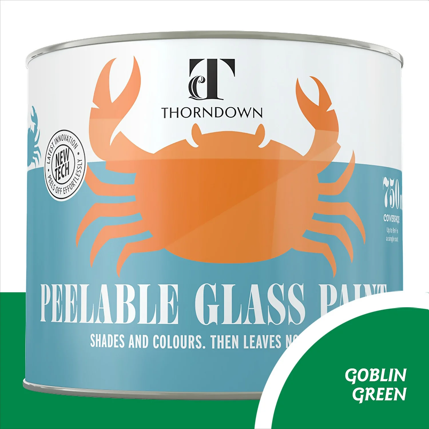 Thorndown Goblin Green Peelable Glass Paint 750ml Thorndown Goblin Green Peelable Glass Paint 750ml -Sandtex Shop 13301856 1624920758666913