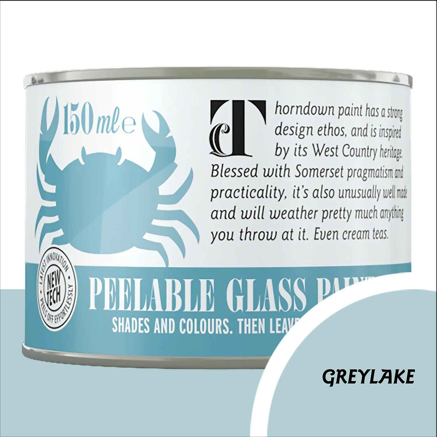 Thorndown Greylake Peelable Glass Paint 150ml Thorndown Greylake Peelable Glass Paint 150ml -Sandtex Shop 13301866 3744920763305720
