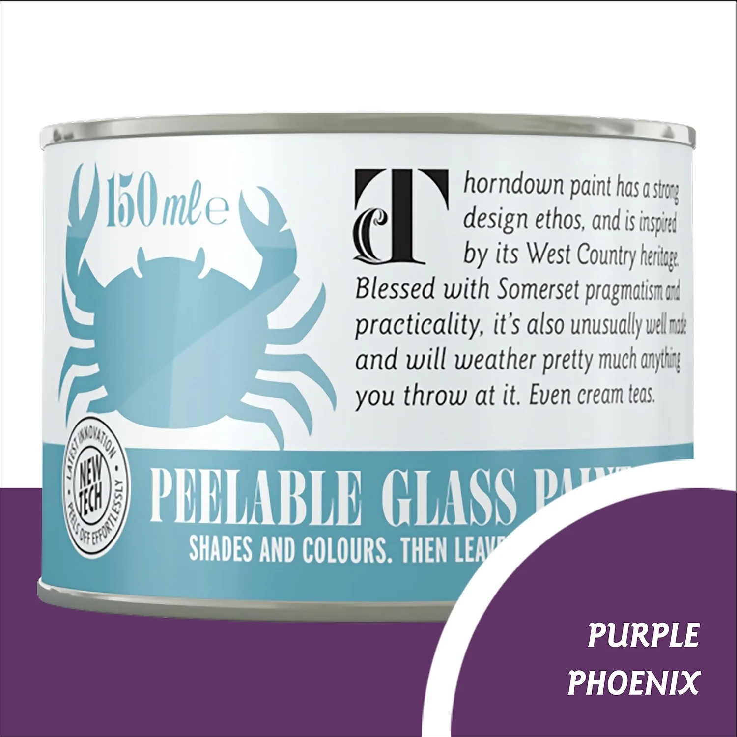 Thorndown Purple Phoenix Peelable Glass Paint 150ml Thorndown Purple Phoenix Peelable Glass Paint 150ml -Sandtex Shop 13301876 1404920788680602