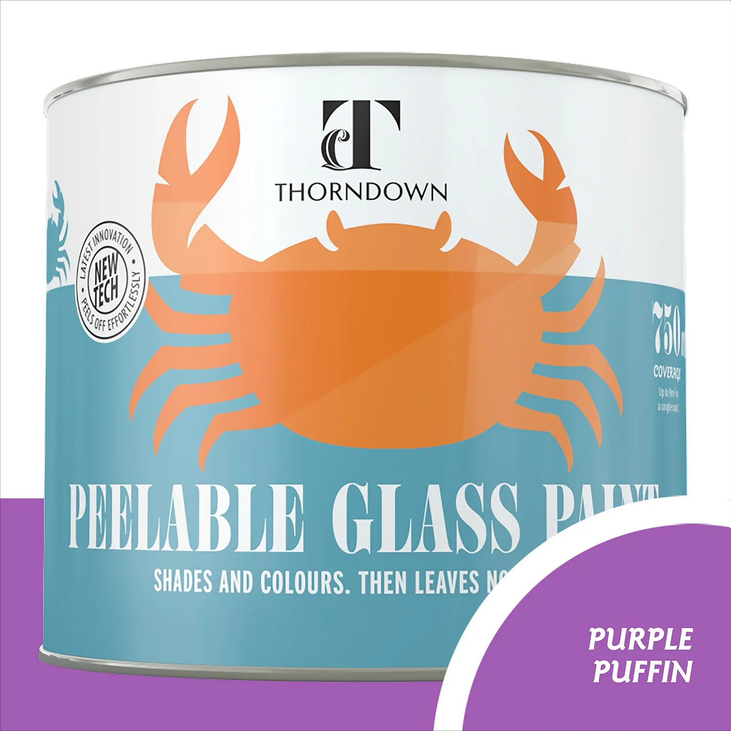 Thorndown Purple Puffin Peelable Glass Paint 750ml Thorndown Purple Puffin Peelable Glass Paint 750ml -Sandtex Shop 13301882 2744920789447888